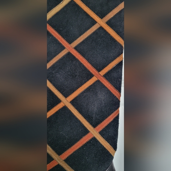 Siamanto black leather/suede boots size 8 ½ - Picture 7 of 15